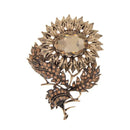 Broche fleur ancienne
