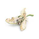 Broche fleur d'oranger