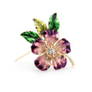 Broche fleur fantaisie