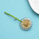 Broche fleur pissenlit