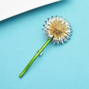 Broche fleur pissenlit