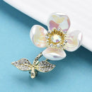 Broche fleur pour robe
