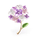 Broche fleurs de lilas
