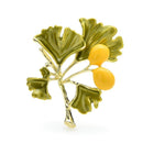 Broche ginkgo