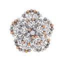 Broche grande fleur