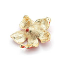 Broche hibiscus