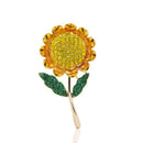 Broche tournesol