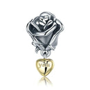 Charm argent rose