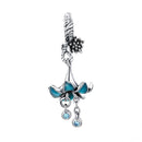 Charm fleur bleue