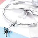 Charm fleur bleue
