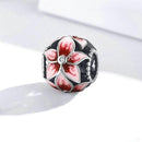 Charm fleur de magnolia rose