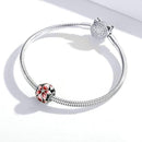 Charm fleur de magnolia rose