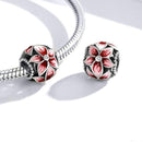 Charm fleur de magnolia rose