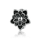 Charm fleur noire