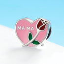 Charm fleur pour maman