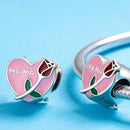 Charm fleur pour maman