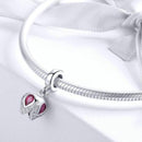 Charm tulipe argent