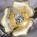 Collier fantaisie fleur