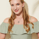 Collier femme fleur de lotus