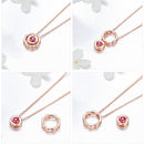 Collier fleur camélia