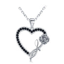 Collier fleur & coeur