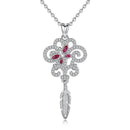 Collier fleur de lys femme