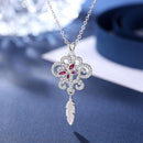 Collier fleur de lys femme