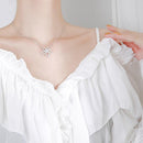 Collier fleur hibiscus