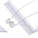 Collier fleur infini