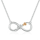 Collier fleur infini
