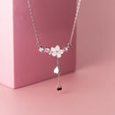 Collier fleur jasmin