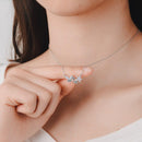 Collier fleur pas cher