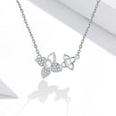 Collier fleur vintage