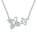Collier fleur vintage