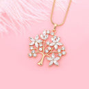 Collier fleurs arbre