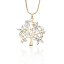 Collier fleurs arbre