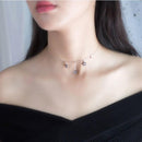 Collier fleurs ras du cou