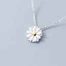 Collier pâquerette argent