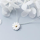 Collier pâquerette argent