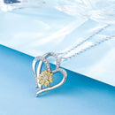 Collier tournesol or