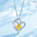 Collier tournesol or