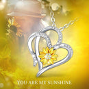 Collier tournesol or