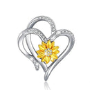 Collier tournesol or