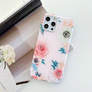 Coque iPhone fleur rose