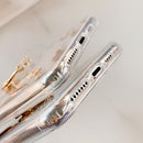 Coque iPhone Fleurie & Dorée