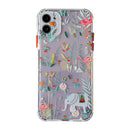 Coque iPhone fleurie en silicone