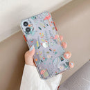 Coque iPhone fleurie en silicone