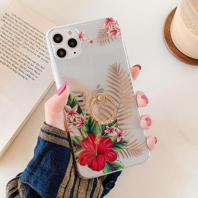 Coque iPhone imprimés hibiscus