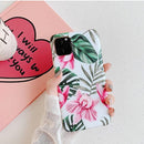 Coque iPhone motifs feuilles & fleurs