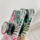 Coque iPhone motifs feuilles & fleurs